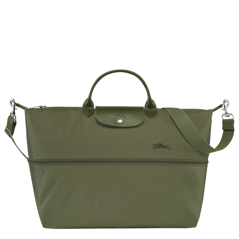 Le Pliage Green Travel bag expandable , Forest - Recycled canvas  - View 6 of  7