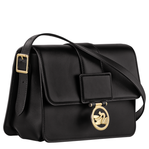 Box-Trot M Crossbody bag , Black - Leather - View 3 of 6