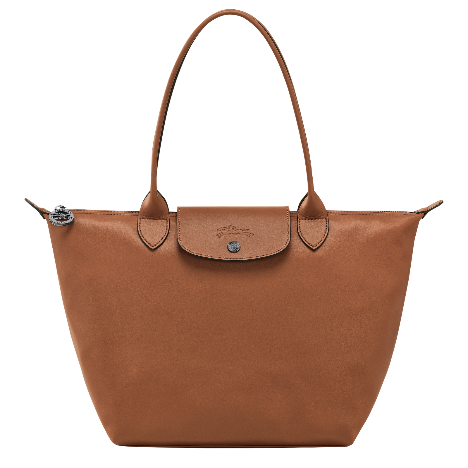 Tote cognac top