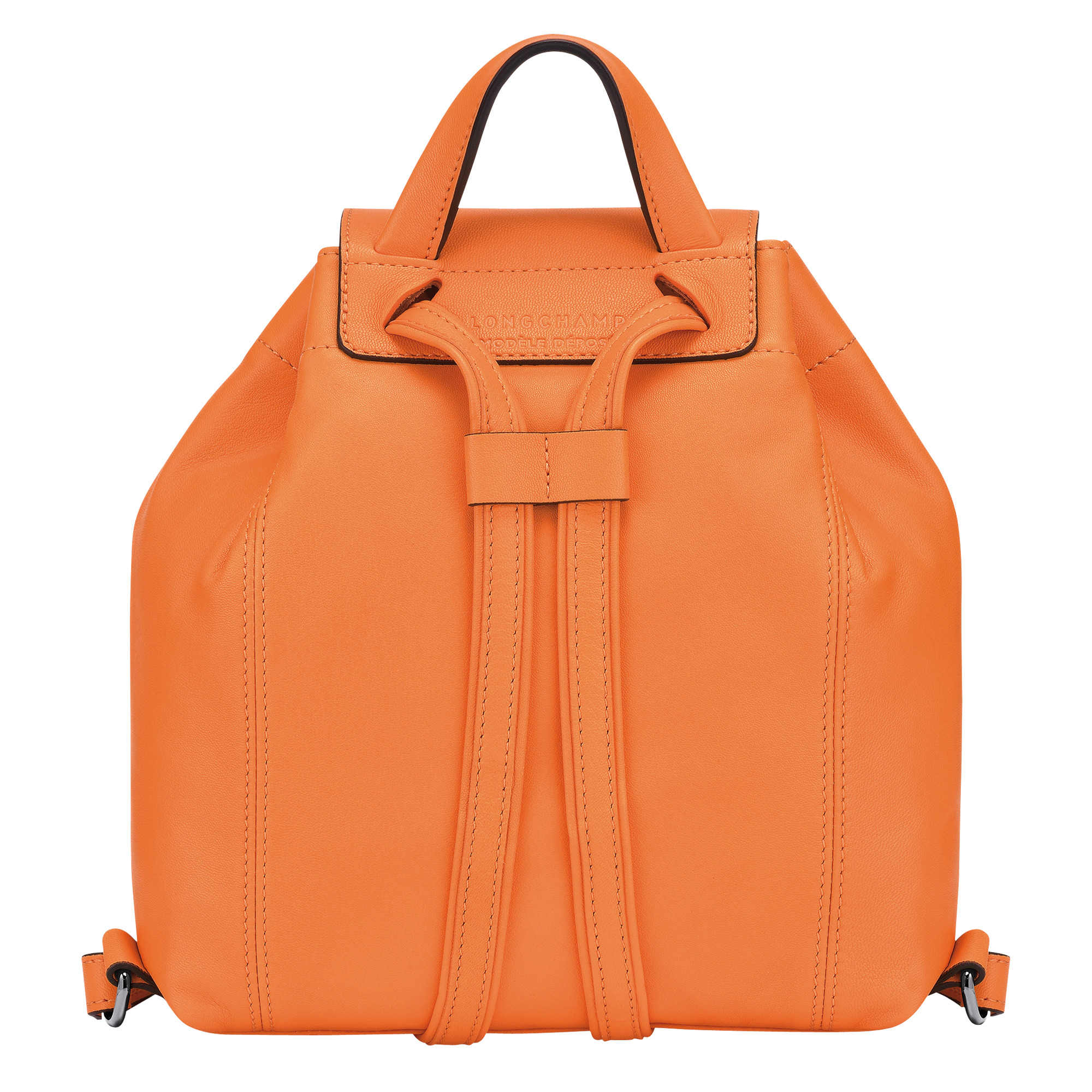 orange longchamp backpack