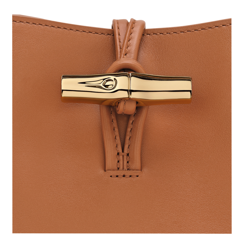 Borsa a secchiello XS Le Roseau , Pelle - Anacardo  - View 6 of  6