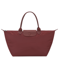 Le Pliage One L Handbag , Burgundy - Canvas