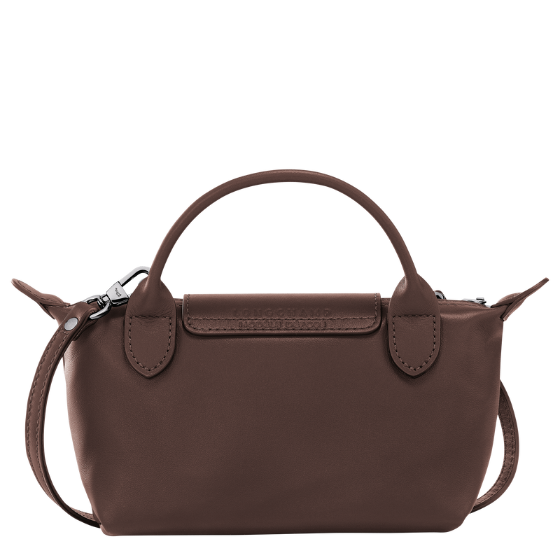 Le Pliage Xtra XS Pouch , Mocha - Leather  - View 3 of 5