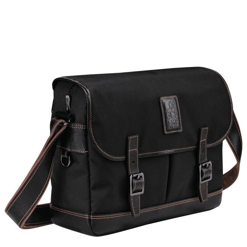 Boxford L Crossbody bag , Black - Recycled canvas  - View 3 of  4