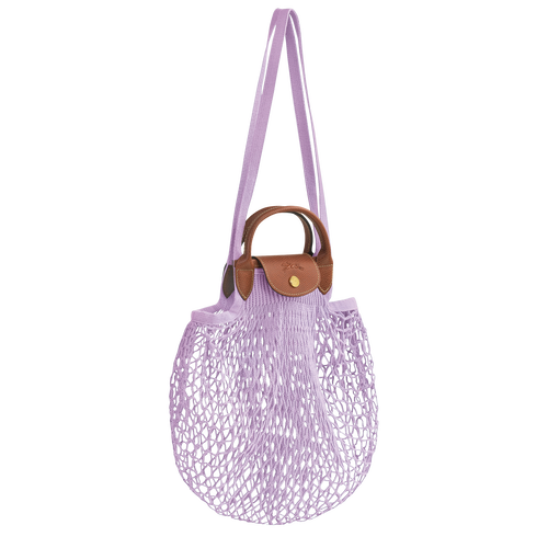 Le Pliage Filet L Mesh bag , Lilac - Canvas - View 2 of 3