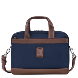 Boxford S Briefcase , Blue - Canvas