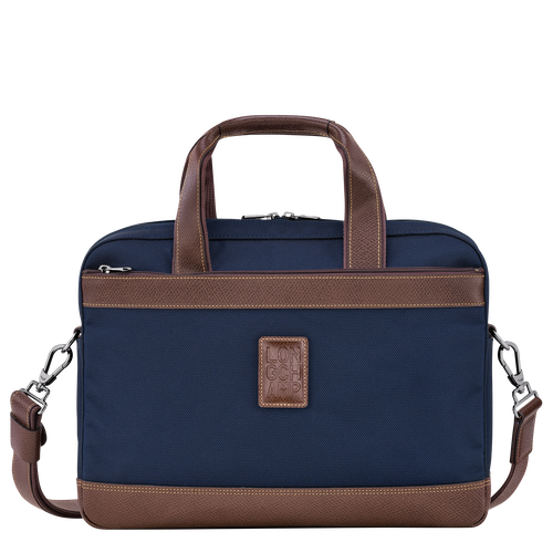 Boxford S Briefcase , Blue - Canvas - View 1 of  5