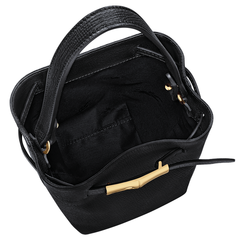 Beuteltasche XS Le Smart , Leder - Schwarz  - Ansicht 4 von 5