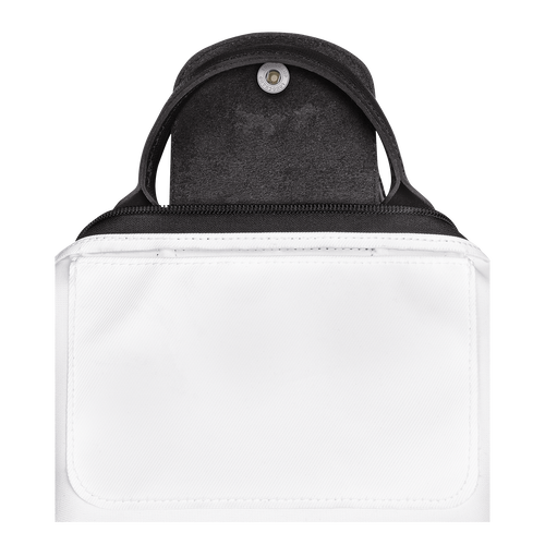 Le Pliage Energy Bolso con asa superior XS , Lona reciclada - Blanco - Vista 5 de 6