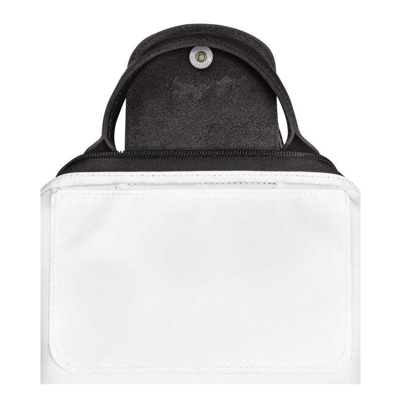 Le Pliage Energy Bolso con asa superior XS , Lona reciclada - Blanco  - Vista 5 de 6