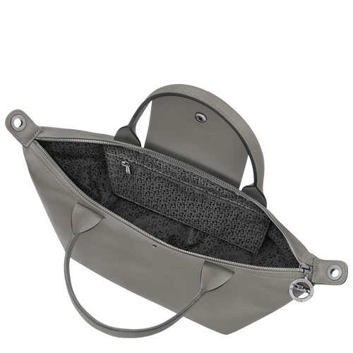 Borsa con manico S Le Pliage Xtra , Pelle - Tortora - View 5 of  6