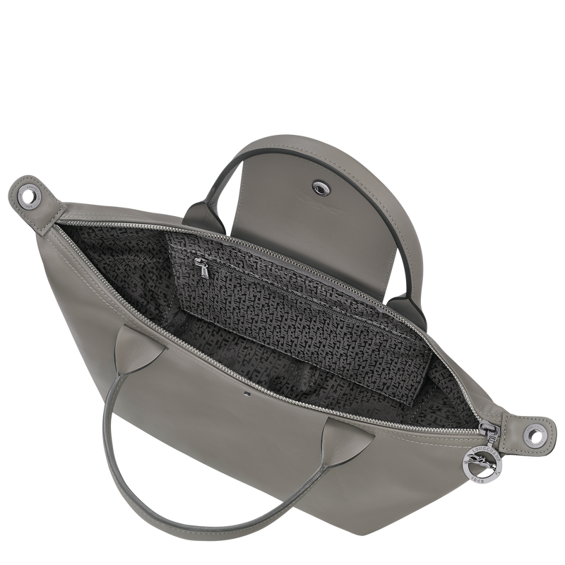 Borsa con manico S Le Pliage Xtra , Pelle - Tortora  - View 5 of  6