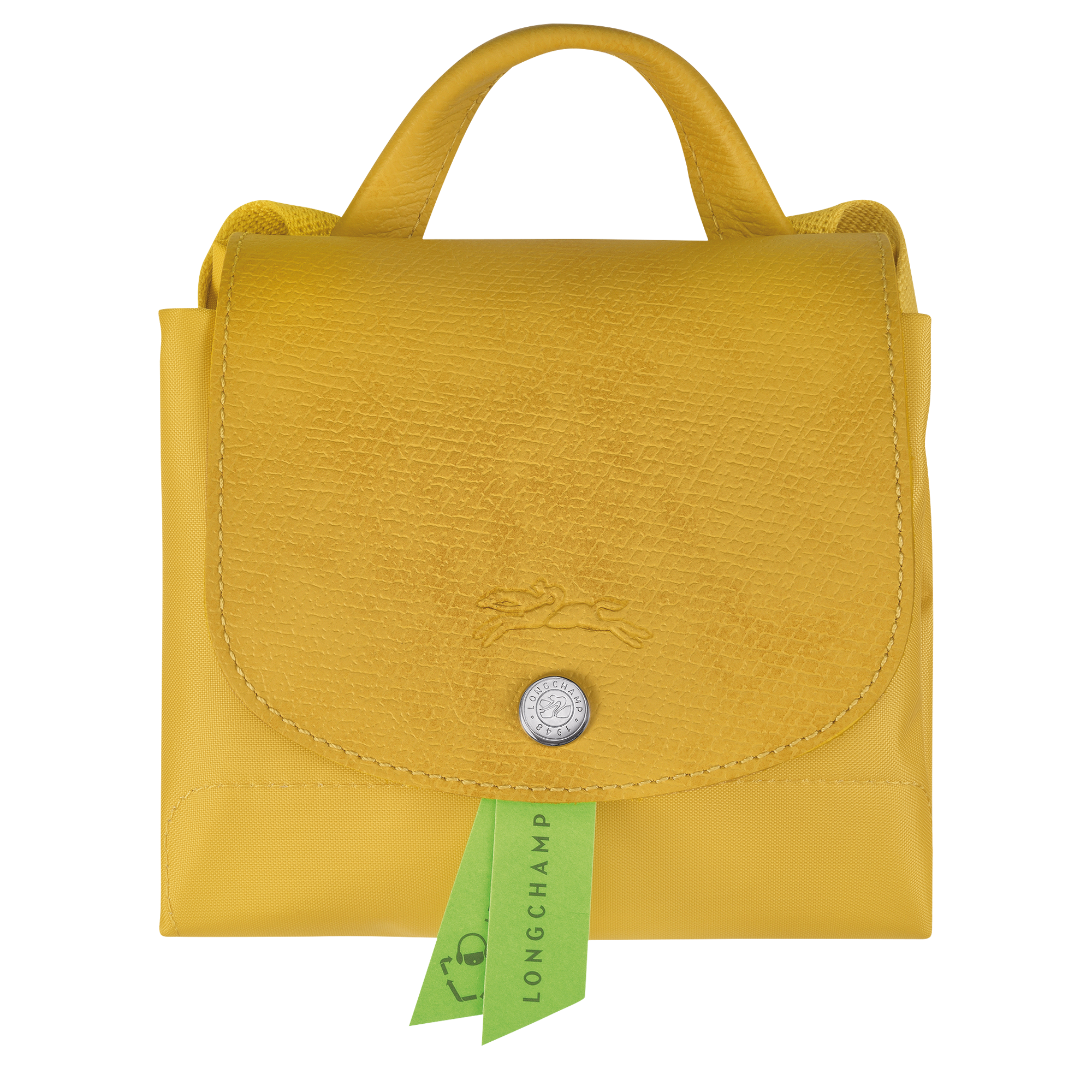 longchamp yellow backpack