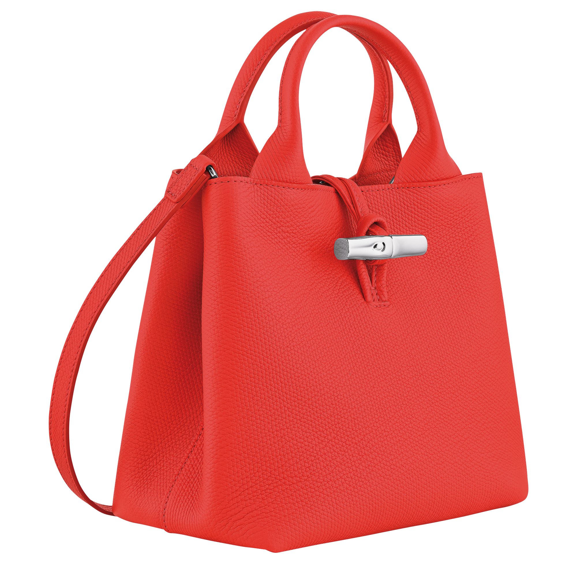 Le Roseau S Handbag Vermilion - Leather | Longchamp US
