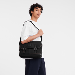 Boxford Bolso bandolera L , Lona reciclada - Negro