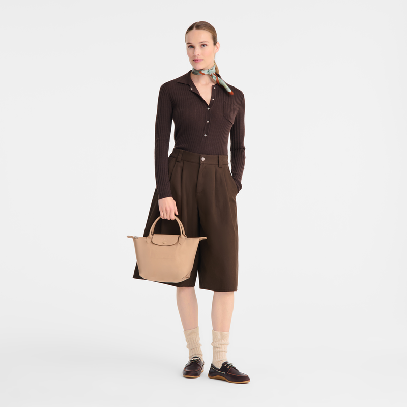 Le Pliage One Bolso con asa superior S , Tela - Beige  - Vista 2 de 7