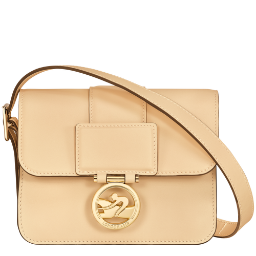 Box-Trot S Crossbody bag , Straw - Leather - View 1 of  5