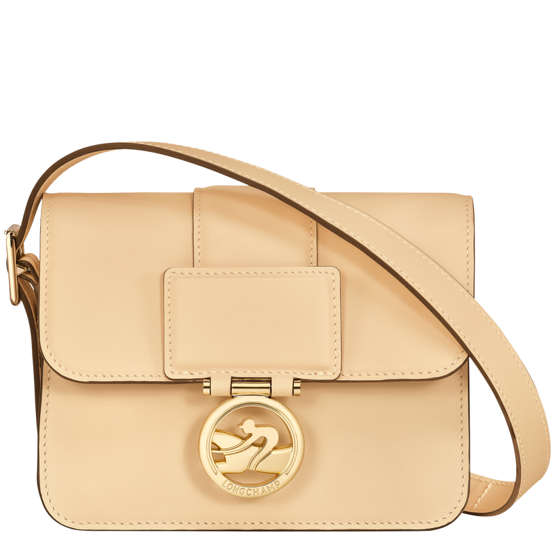 Box-Trot S Crossbody bag , Straw - Leather  - View 1 of  5