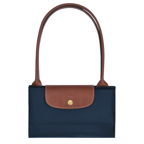 Le Pliage Original L Tote bag , Navy - Recycled canvas - View 6 of 6