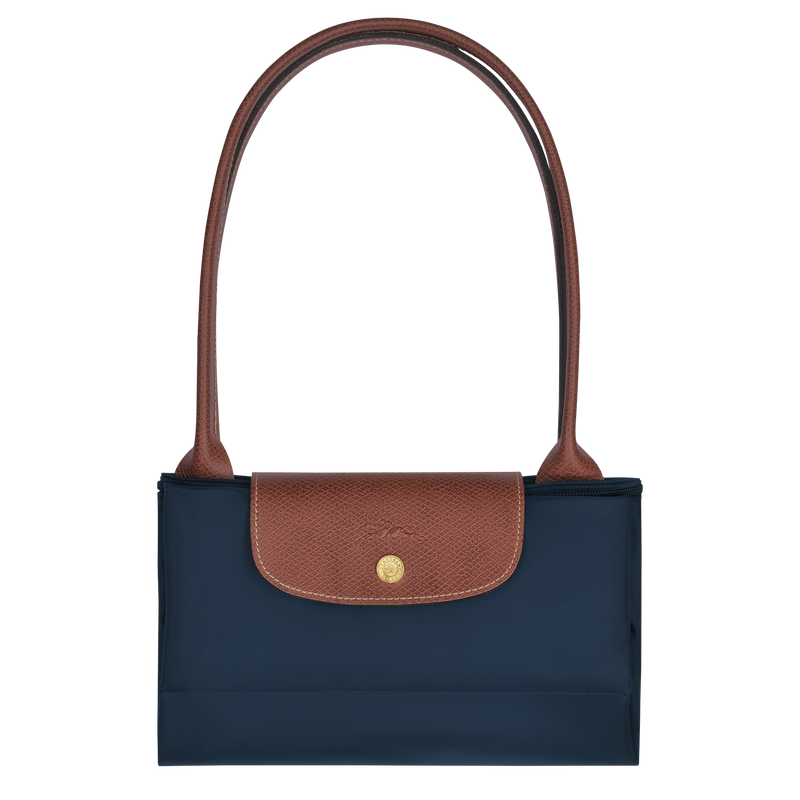 Le Pliage Original Bolso de hombro L , Lona reciclada - Azul Marino  - Vista 6 de 6