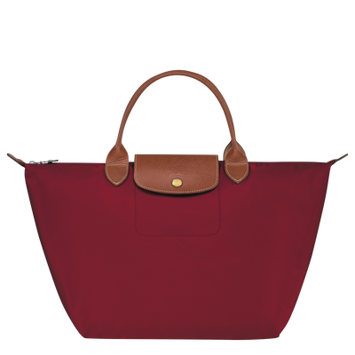 ル プリアージュ® オリジナル M トップハンドルバッグ , レッド - リサイクルキャンバス