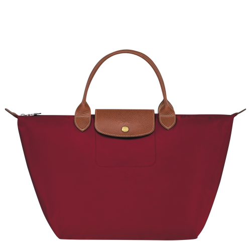 Le Pliage Original M Handbag , Red - Recycled canvas - View 1 of 5