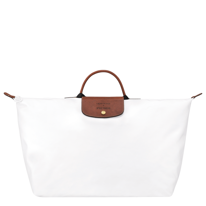 Longchamp X D'heygere Reisetasche/Rucksack S, Weiss