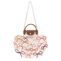 Saco de rede L Le Pliage Collection , Lona - Cru