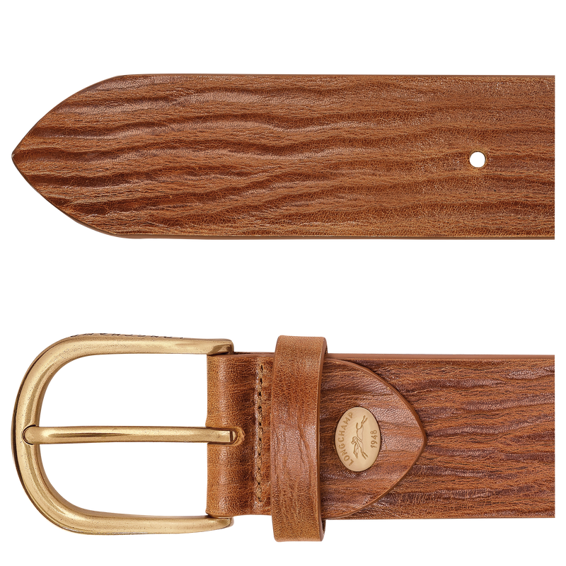 Herreng&uuml;rtel , Leder - Sand  - Ansicht 3 von 3