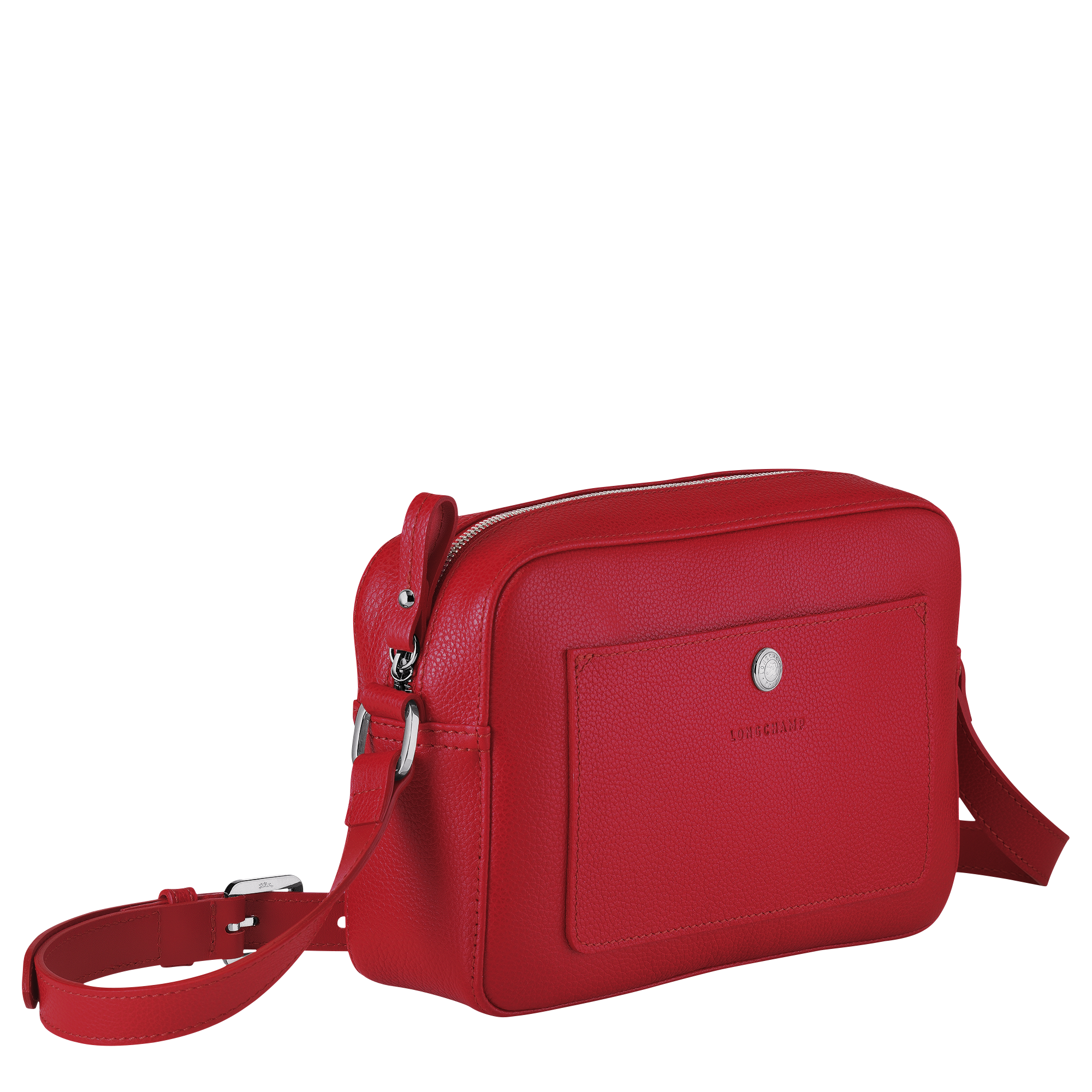 red crossbody bag