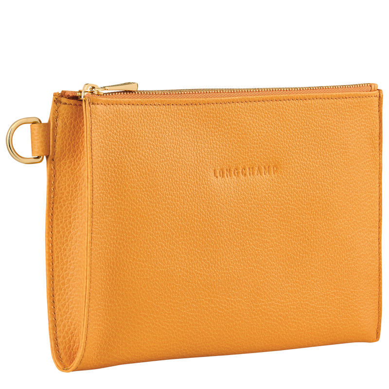 Le Foulonné Pouch , Apricot - Leather  - View 2 of 3