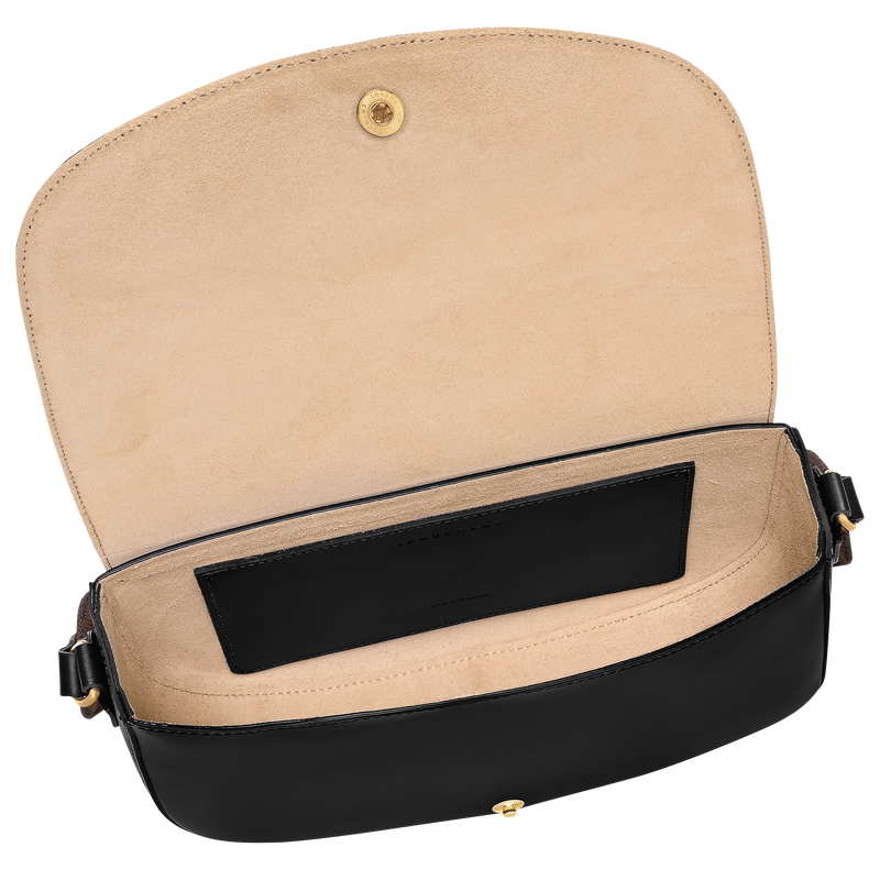 &Eacute;pure M Crossbody bag , Black - Leather  - View 4 of 5