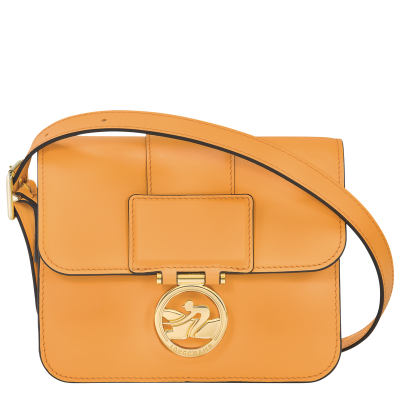 Box-Trot S Crossbody bag , Apricot - Leather  - View 1 of  5