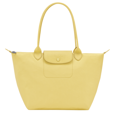 Sac cabas M Le Pliage One , Toile recycl&eacute;e - Lime