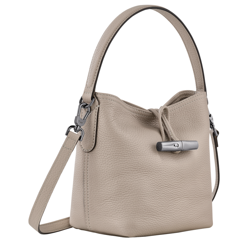 Beuteltasche XS Le Roseau Essential , Leder - Hellgrau  - Ansicht 3 von 6