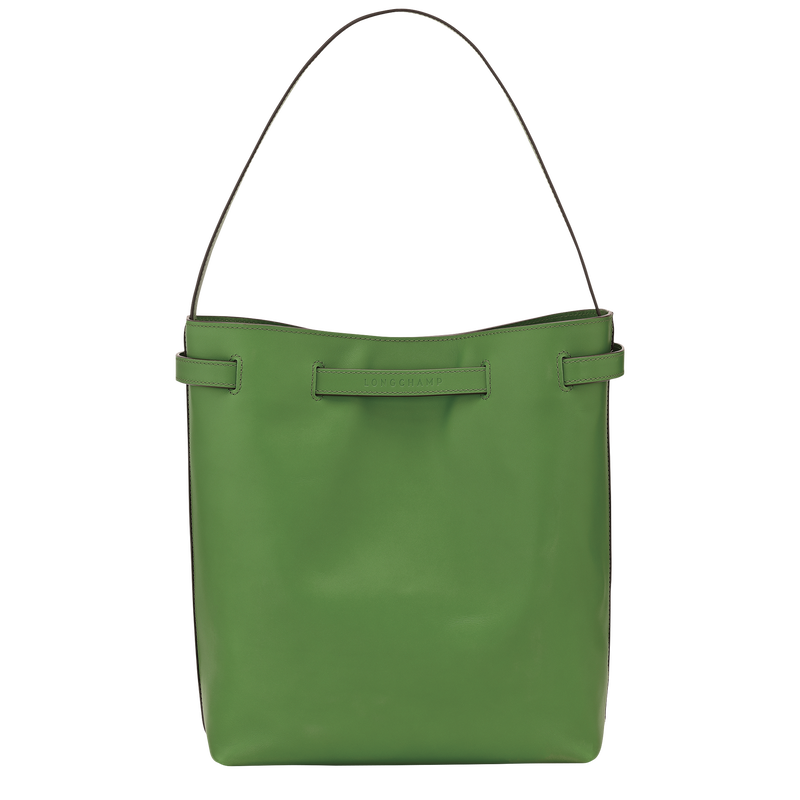 Le Smart Bolso de hombro L , Cuero - Matcha  - Vista 4 de 6