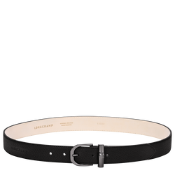 Le Roseau Ladies' belt , Black - Leather