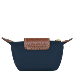 Le Pliage Original Coin purse , Navy - Recycled canvas