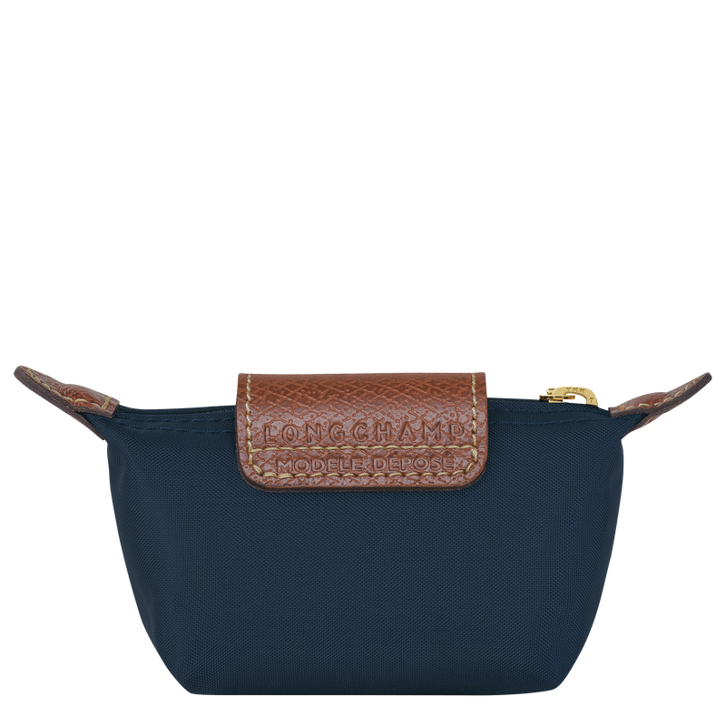 Le Pliage Original Coin purse , Navy - Recycled canvas  - View 2 of 3