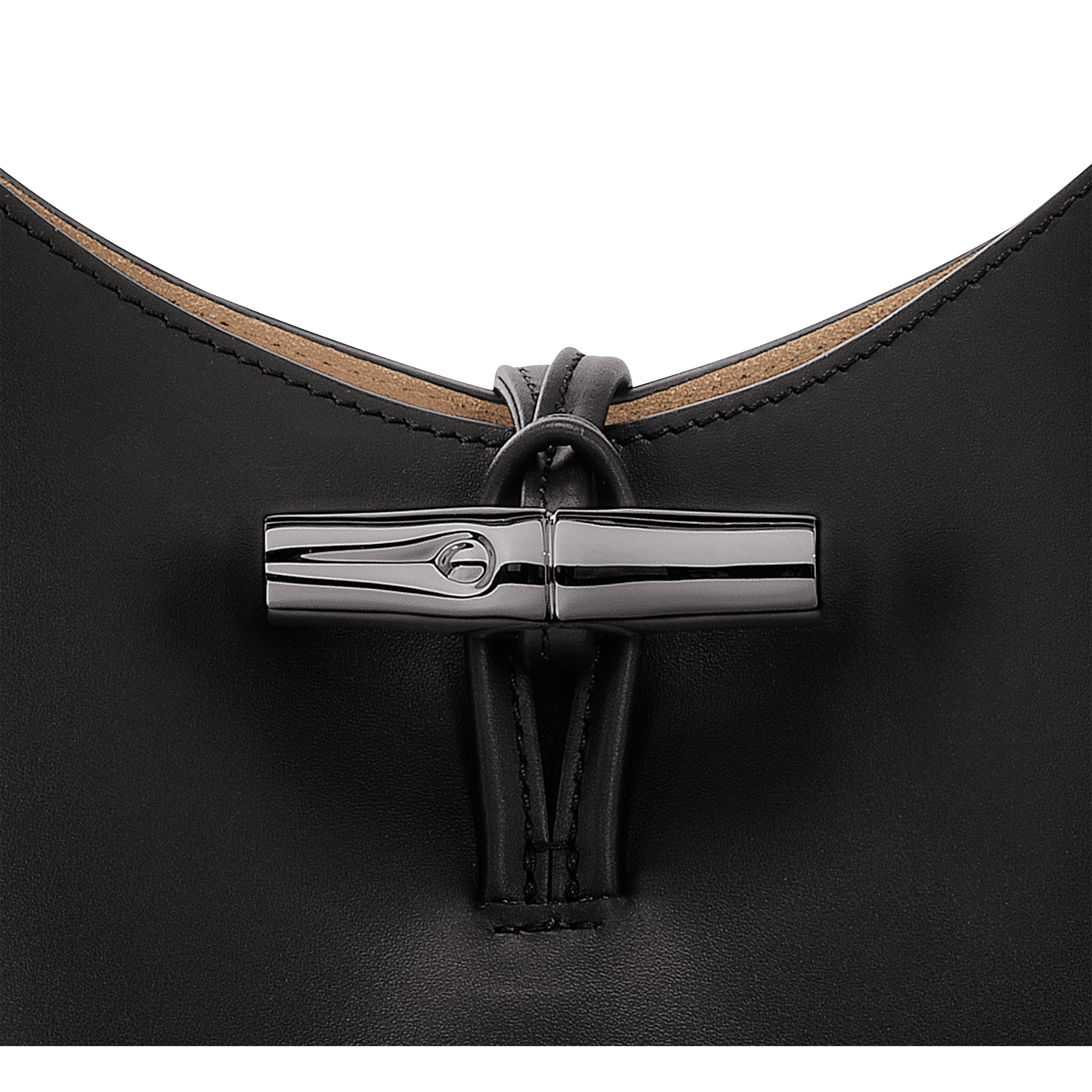 Roseau Essential M Hobo bag Black - Leather (10218968001