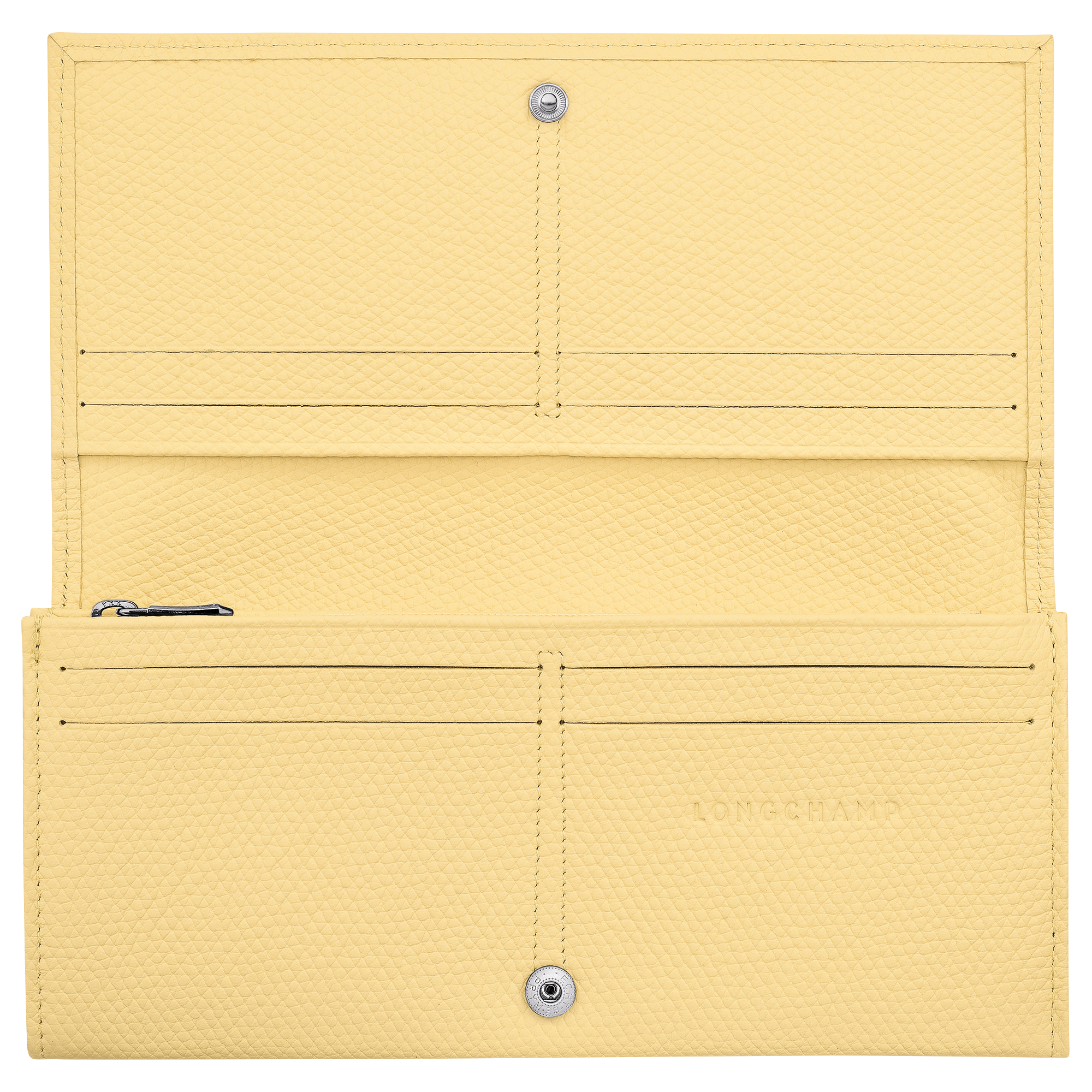 Long continental wallet, Yellow Chick - View 3 of
3 - zoom in Le Roseau Long continental wallet, Yellow Chick
