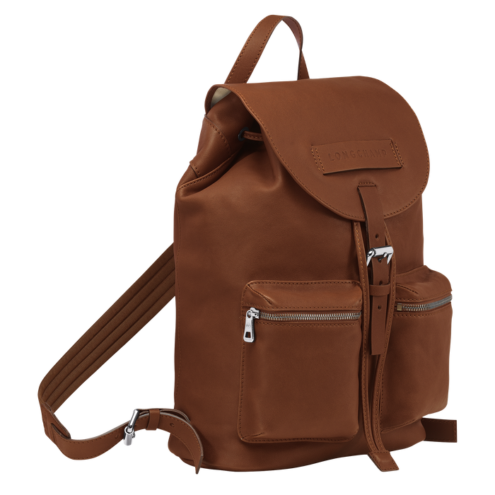 Longchamp 3D Sac à dos M, Cognac