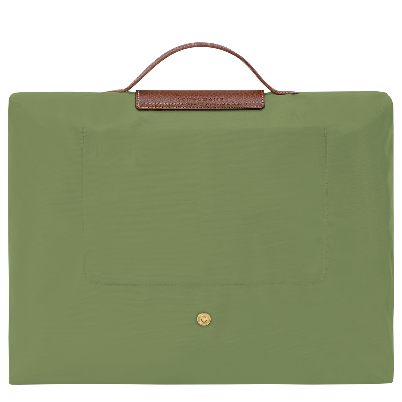 Le Pliage 原創系列 公事包 S , 苔蘚綠色 - 再生帆布  - 查看 3 5