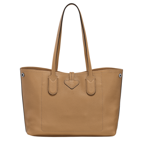 Le Roseau Essential M Tote bag Fawn - Leather | Longchamp US