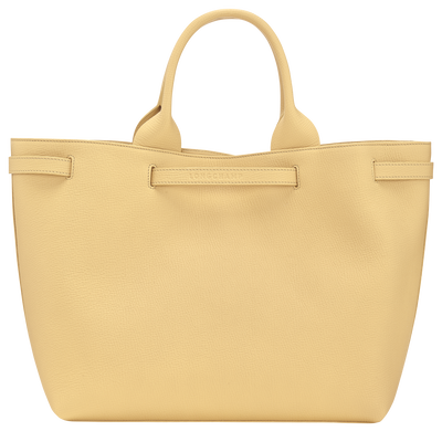 Sac cabas L Le Smart , Cuir - Foin