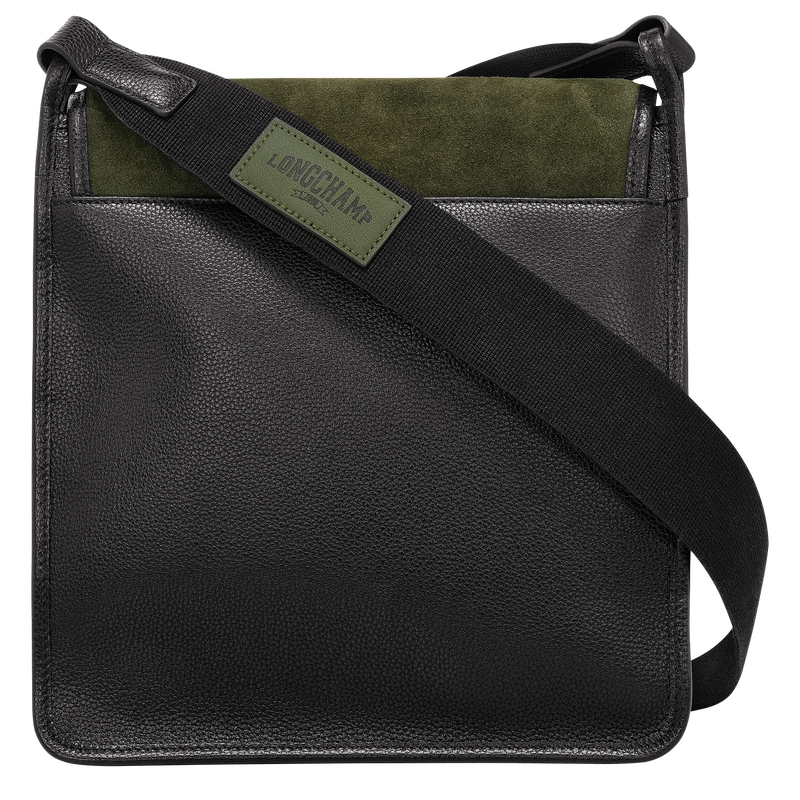 Le Foulonné M Crossbody bag , Khaki - Leather  - View 4 of  4