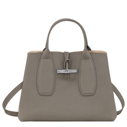 Le Roseau M Handbag , Turtledove - Leather