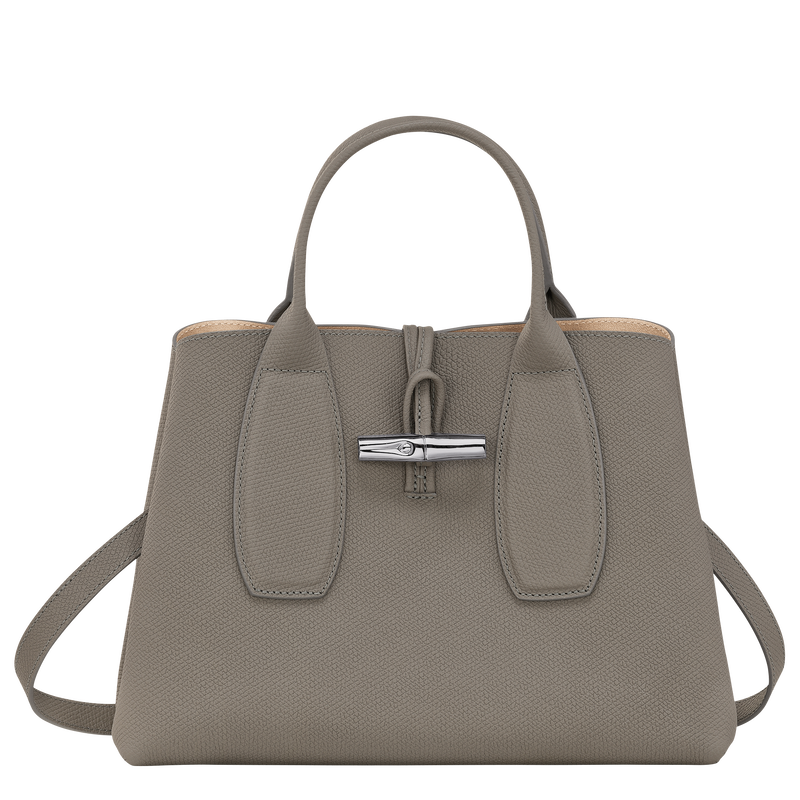 Le Roseau M Handbag , Turtledove - Leather  - View 1 of  6