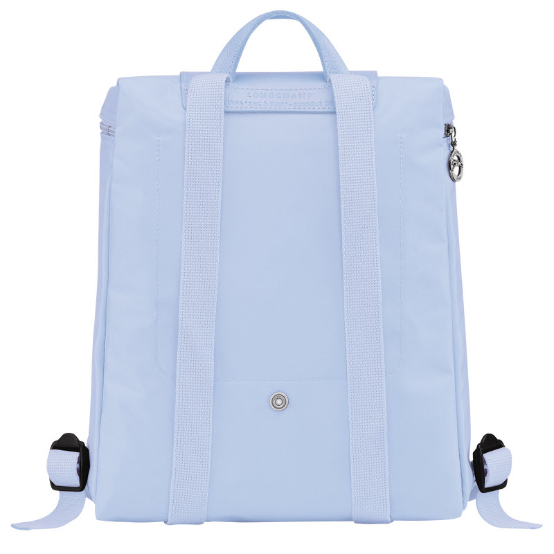 Le Pliage Green M Backpack , Sky Blue - Recycled canvas  - View 3 of  4
