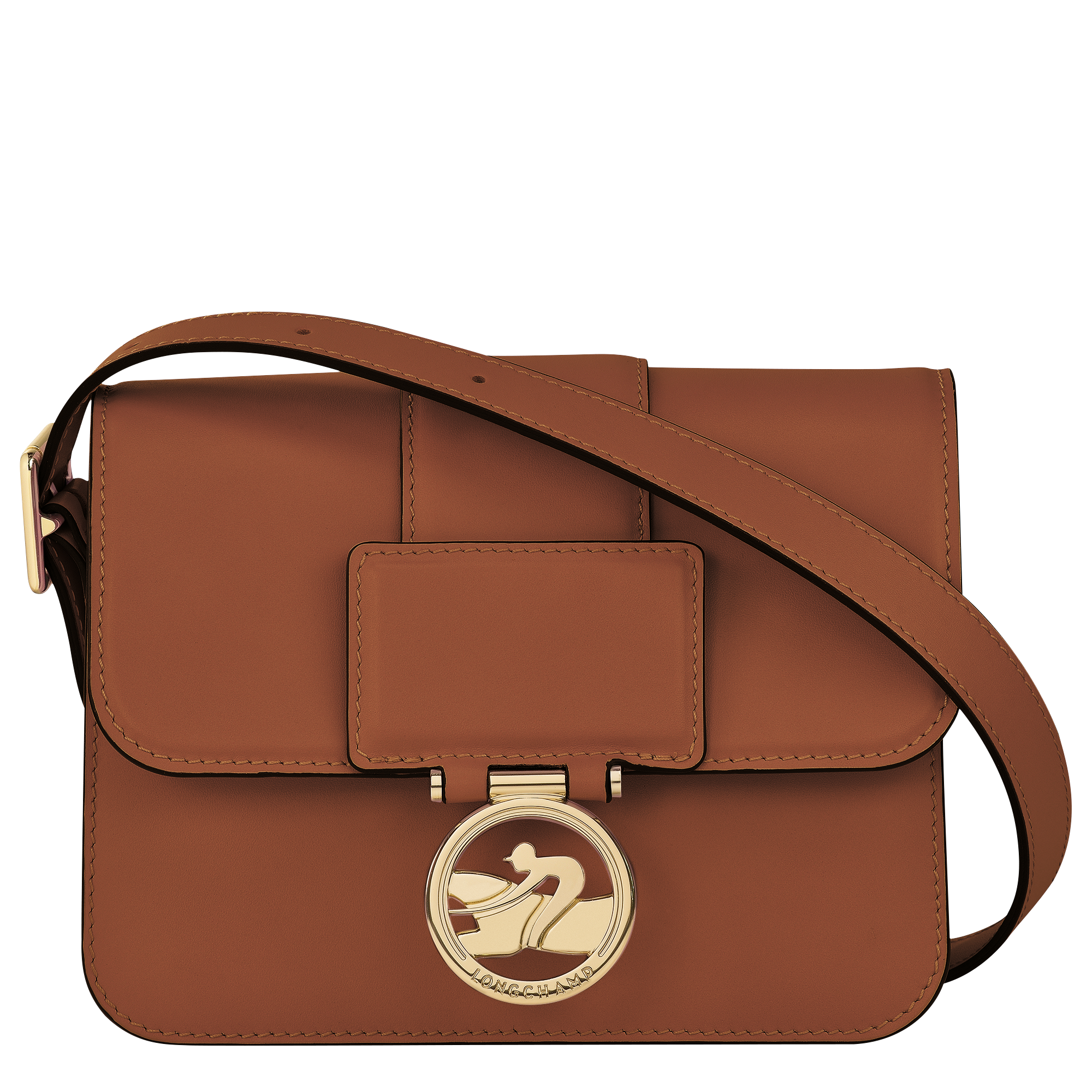 Box-Trot Crossbody bag S, Cognac